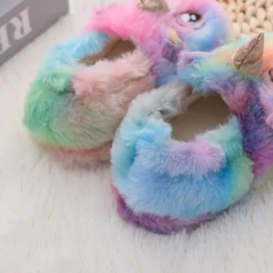 Chausson Licorne Enfant Fluffy