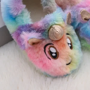 Chausson Licorne Enfant Fluffy