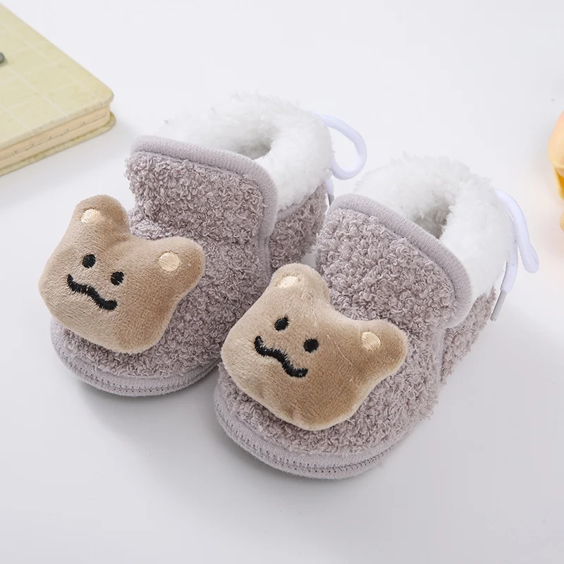 Chausson Bébé Peluche Ours Kawaii