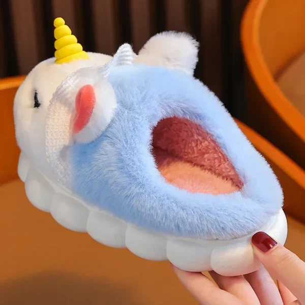 Chausson Ouvert Licorne Enfant